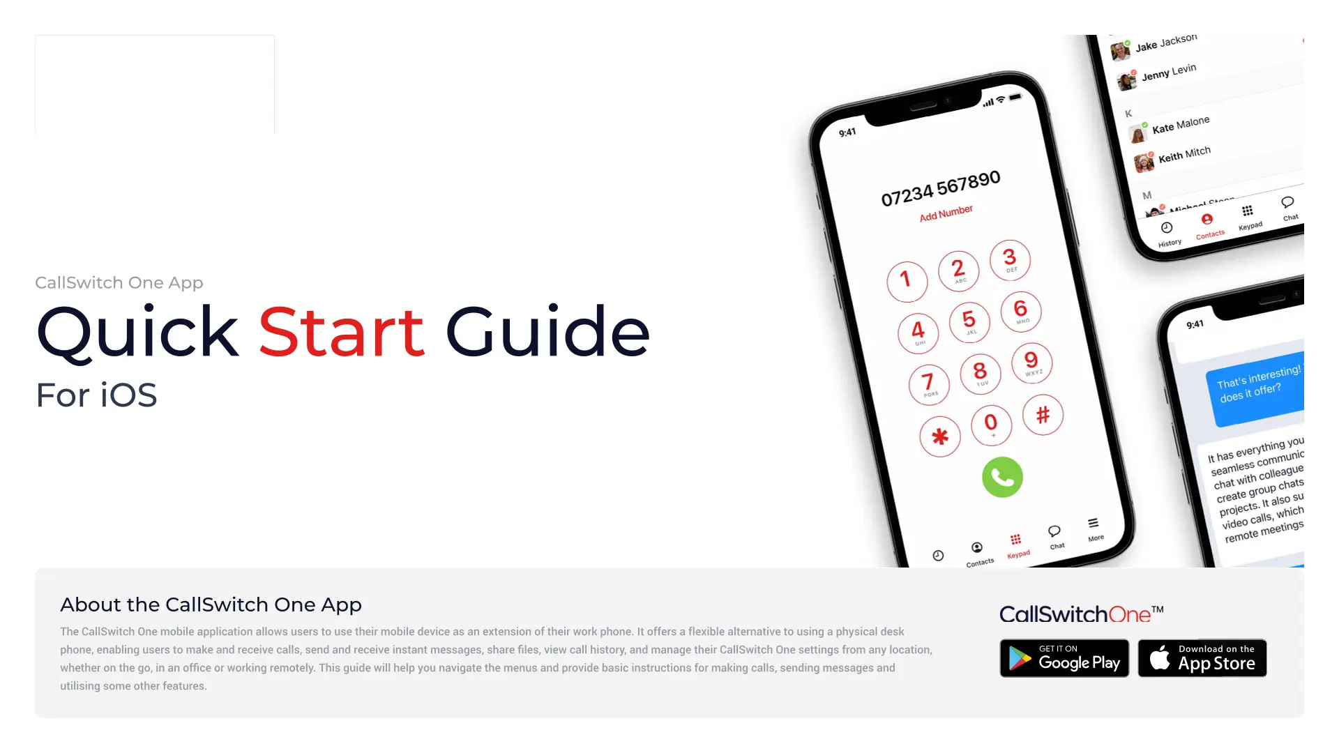CallswitchOne Ios
